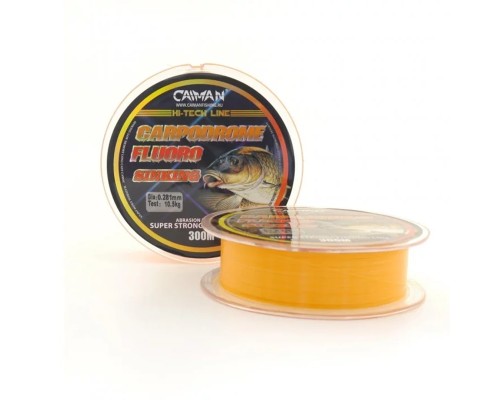 Леска Caiman Carpodrome Fluoro orange 300м 0,400мм