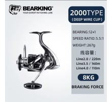 Катушка спиннинговая BearKing LT2000