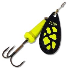 Блесна вертушка ILBA SPARK color №4 / 10гр (black-yellow)