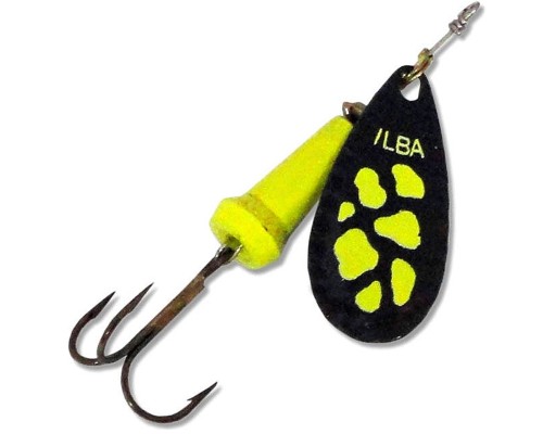 Блесна вертушка ILBA SPARK color №4 / 10гр (black-yellow) Астана