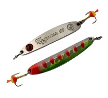 Блесна вертикальная ECOPRO Судачья с глазом, 50мм, 6г, BIL зол.кр.