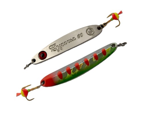 Блесна вертикальная ECOPRO Судачья с глазом, 50мм, 6г, BIL зол.кр.