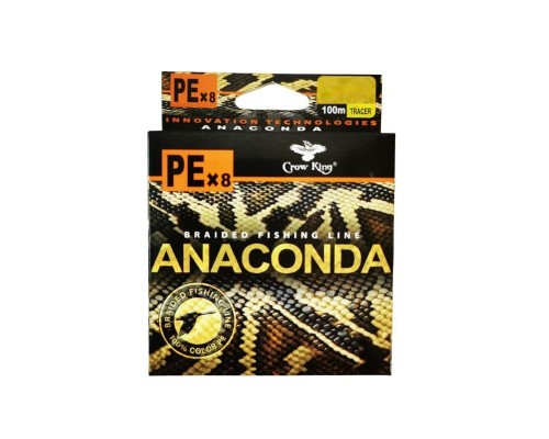 Мононить Crow King Anaconda PE X8 100м толщина 0.50мм Астана