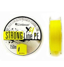 Шнур Mottomo Strong Line PE 0,14мм #1.5/8kg 150м (цвет флюоресцентный желтый)