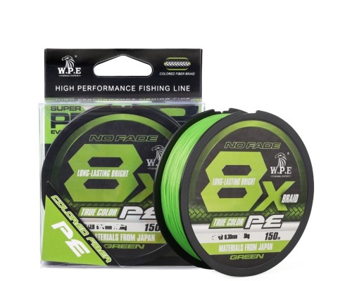 Шнур WPE 8X Braid 150м 0,25мм разрывная нагрузка 16кг Шнур WPE 8X Braid 150м 0,25мм разрывная нагрузка 16кг