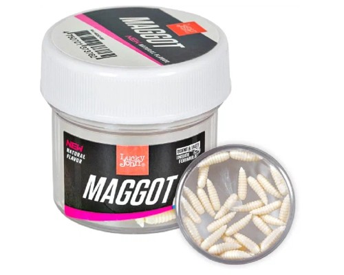 Насадки искусст. съедоб. LJ Pro Series MAGGOT WHITE опарыш 12мм 30шт. Астана