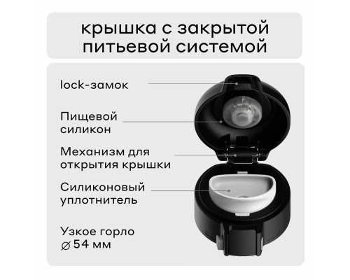 Термос питьевой, вакуумный, бытовой, тм "bobber". Объем 0,5 литра. Артикул Capsule-500 Sage Green