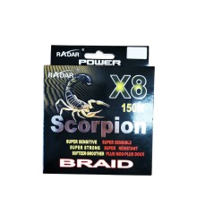 Мононить Scorpion X8 150м толщина 0.14мм