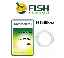 Поводковый материал FS флюорокарбон 0,60мм 17,5кг 3м FL-060