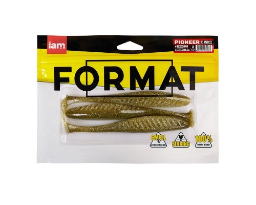 Силиконовая приманка FORMAT PIONEER 150mm (3шт.) цвет F04