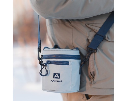 Сумка для термоса для еды "Арктика" 500 мл, серая