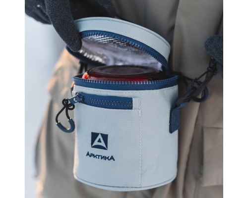 Сумка для термоса для еды "Арктика" 500 мл, серая