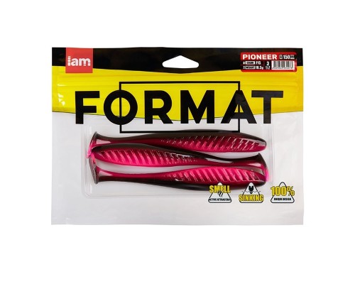 Силиконовая приманка FORMAT PIONEER 150mm (3шт.) цвет F15