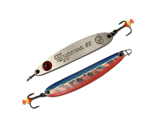 Блесна вертикальная ECOPRO Судачья с глазом, 70мм, 15г, BRS