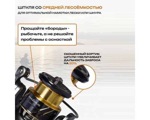 Катушка безынерционная Maximus Bankai LF 3000 (5+1 подш.)