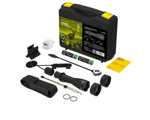 Фонарь Armytek Viking Pro Magnet USB Extended Set Теплый Астана