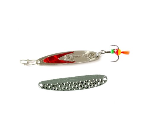 Блесна вертикальная ECOPRO Судачья красн.флекс, 65мм, 12г, SB/SRF