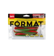 Силиконовая приманка FORMAT PIONEER 100mm (5шт.) цвет F17