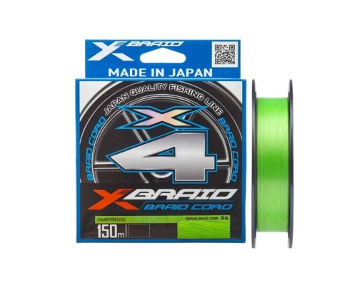 Шнур YGK X-Braid Braid Cord X4 150m #0.6-12lb Астана