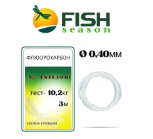 Поводковый материал FS флюорокарбон 0,40мм 10,2кг 3м FL-040