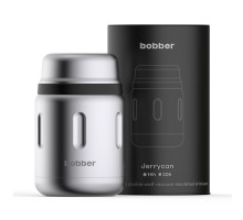 Термос для еды, вакуумный, бытовой, тм "bobber". Объем 0.7 литра. Артикул Jerrycan-700 Matte