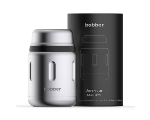 Термос для еды, вакуумный, бытовой, тм "bobber". Объем 0.7 литра. Артикул Jerrycan-700 Matte Астана