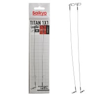Поводок Saikyo Titan 1x1 STO2007, 7кг/20см, 2шт