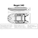 Лодка BIG BOAT РЕГАТ 340 НДНД Серая