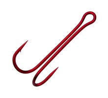 Крючок двойной FLAGMAN Double Hook Long SS Red №8 5шт