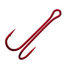 Крючок двойной FLAGMAN Double Hook Long SS Red №8 5шт