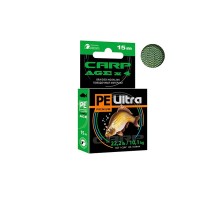 Поводковый материал AQUA CARP AGEx4 Ил/Глина 15m 10,1kg/22,2lb