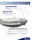 Лодка BIG BOAT РЕГАТ 310 НДНД Бело-Серая