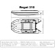 Лодка BIG BOAT РЕГАТ 310 НДНД Бело-Серая
