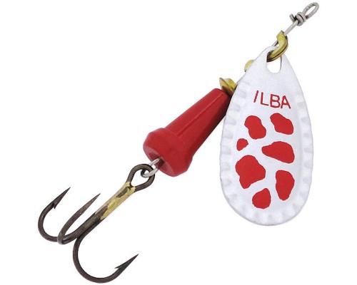 Блесна вертушка ILBA SPARK eco №3 / 7,5гр (silver-red) Астана