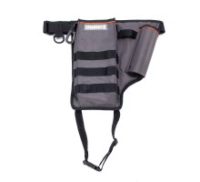 Сумка рыболовная поясная СЛЕДОПЫТ Fishing Pocket Hip 30х22х6см серый + 1 коробка LUNO