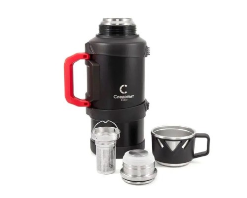 Термос "СЛЕДОПЫТ-DAKAR" со складными ручками, 1,9 л