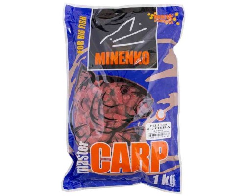 Прикормка пеллетс Minenko Master Carp 1кг 10мм Слива Астана