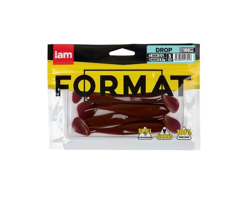 Силиконовая приманка FORMAT DROP 100mm (5шт.) цвет F21