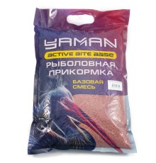 Прикормка Yaman Active Bite База, цвет красный 2500гр