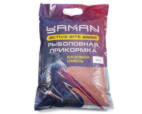 Прикормка Yaman Active Bite База, цвет красный 2500гр Астана