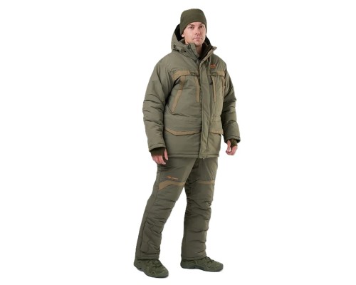 Костюм TAYGERR Рыболов 2 (Таслан/Хаки) Зима (-45) (48-50/182-188)