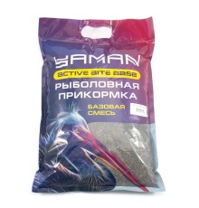 Прикормка Yaman Active Bite База цвет чёрный 2500гр