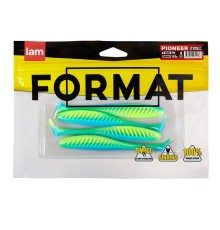 Силиконовая приманка FORMAT PIONEER 125mm (4шт.) цвет F12