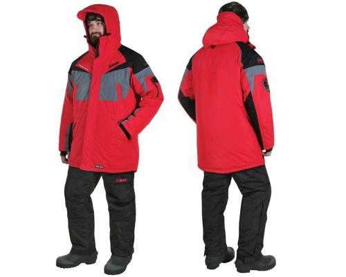 Костюм зимний Alaskan Dakota красный/серый/чёрный р.XXXL
