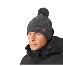 Шапка мужская Alaskan Knitted тёмно-серый (AMHPG)