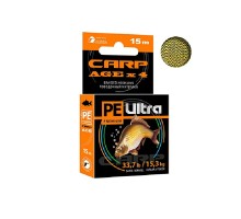 Поводковый материал AQUA CARP AGEx4 Галька/Песок 15m 15,3kg/33,7lb