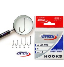 Крючки ARTAX AX-100, ROUND, NSB size - 10 (10шт)