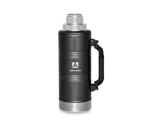 Термос бытовой, вакуумный (для напитков), тм "Арктика", 2200 мл, арт. 106-2200Р (черный)