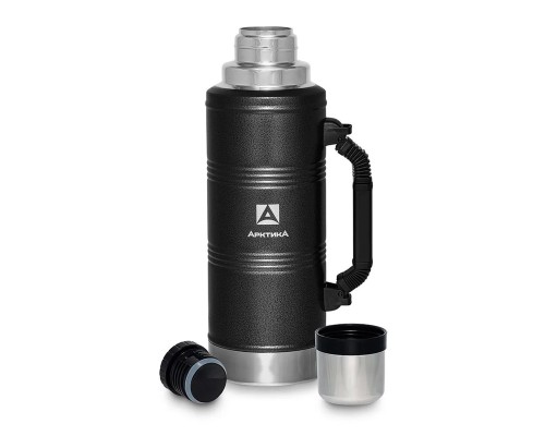 Термос бытовой, вакуумный (для напитков), тм "Арктика", 2200 мл, арт. 106-2200Р (черный)