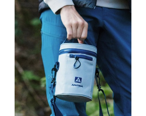 Сумка для термоса для еды "Арктика" 750 мл, серая